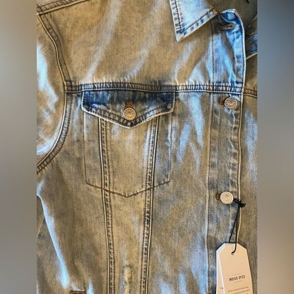 Express light blue denim jacket size M/L - Picture 10 of 15